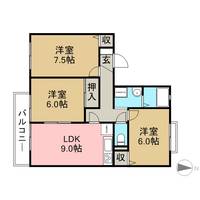 パークヒル東川口の間取り