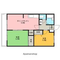 ベルグランあさひA202の間取り