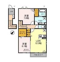 TAKEー2の間取り