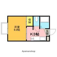 埼玉県さいたま市緑区原山4丁目の賃貸アパートの間取り