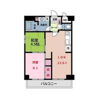 花見屋第2ビル405号室の間取り