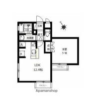 コモド東大宮204の間取り