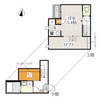 埼玉県さいたま市北区今羽町の賃貸アパートの間取り