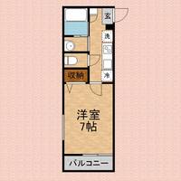 エフプレスト岸町の間取り