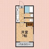 エフプレスト岸町の間取り