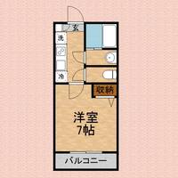 エフプレスト岸町の間取り