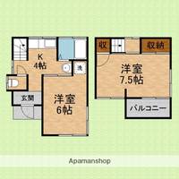埼玉県ふじみ野市大井武蔵野(一戸建)の賃貸物件の間取り
