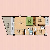 コスモ上福岡センターヒルズの間取り