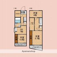 埼玉県志木市柏町1丁目(一戸建)の賃貸物件の間取り
