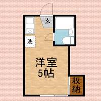 鶴瀬ホワイトハイツ102の間取り