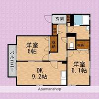 コージィー コートの間取り