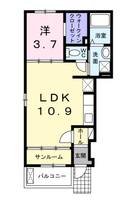 ジェルメ欅の間取り