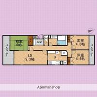 埼玉県朝霞市根岸台3丁目の賃貸マンションの間取り