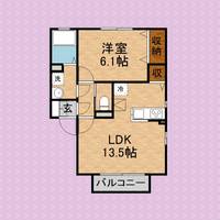 コンフォートルミナスAの間取り
