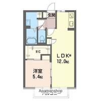 埼玉県川越市三久保町の賃貸アパートの間取り