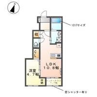 コーポ椛(モミジ)の間取り