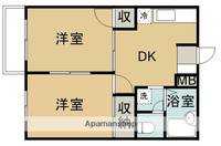 埼玉県坂戸市伊豆の山町の賃貸アパートの間取り