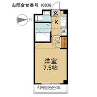 埼玉県所沢市東住吉の賃貸マンションの間取り