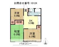 埼玉県所沢市大字下安松の賃貸アパートの間取り