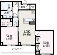 ステラヒルズ405の間取り