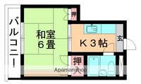 プラザ高品204の間取り