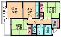 ロイアルパレスシマの間取り