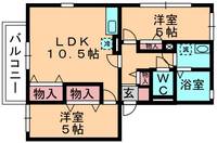 ハイツ クリノンの間取り