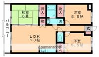 メゾン・ド・貝塚(SB)305の間取り