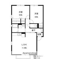 アムールⅡ101の間取り