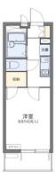 レオパレスアミティエの間取り