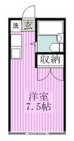 千葉県八千代市大和田新田の賃貸アパートの間取り