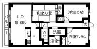 アルカンシエール0201の間取り