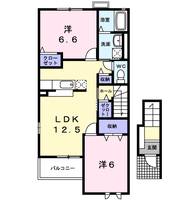 グランツ ミッテⅡの間取り