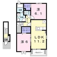 アンソレイエⅩⅠの間取り