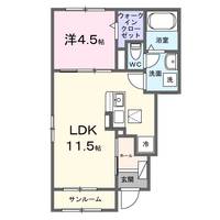 ロックリバー4号館の間取り