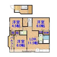 物件の間取り画像