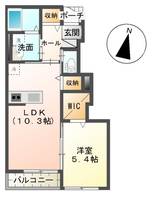 NFコーポ1号館の間取り