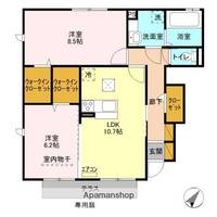 ウイステリア Ⅲの間取り