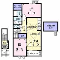 グレイスメゾンDの間取り