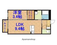 IL MARO(イルマーロ) A棟205の間取り
