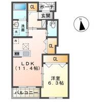 ユニヴァリィエスポアールの間取り