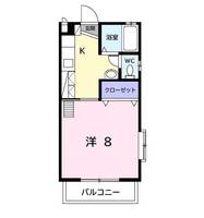 サンハイツ長者ヶ台Aの間取り