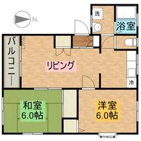 ハイツ明和 B棟の間取り