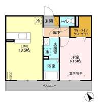 ジュネ きさら津の間取り