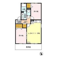 フロンティエール 西館の間取り