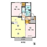 アルカイックシャトー 南館の間取り