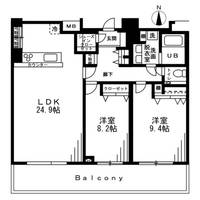 レジディア西麻布の間取り
