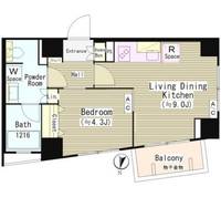 ソラーニ目黒不動前の間取り