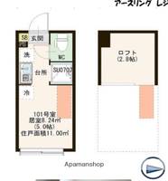 EARTHLING REGIDENCEの間取り