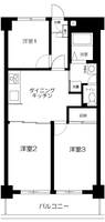 東京都練馬区桜台3丁目の賃貸マンションの間取り